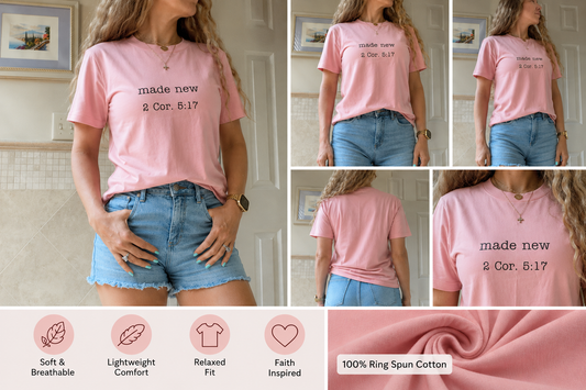 Short Sleeve "made new" tee