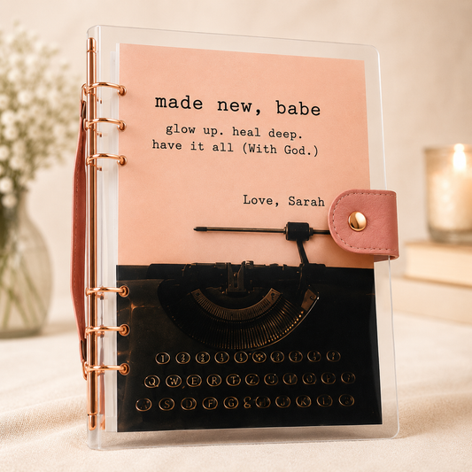 "made new, babe" Journal Binder