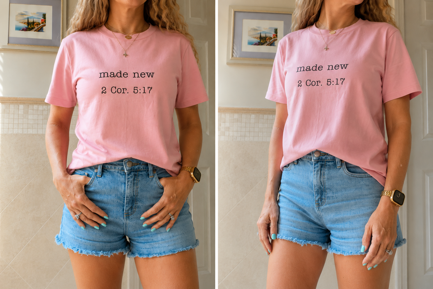 Short Sleeve "made new" tee