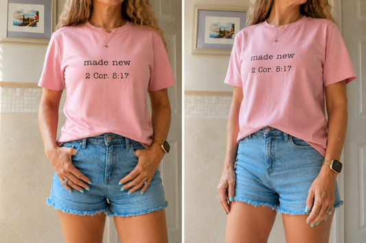 Short Sleeve "made new" tee